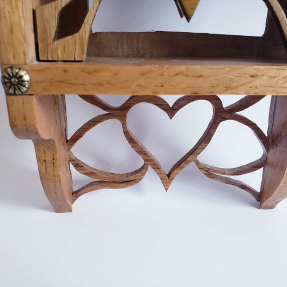 HAND MADE WOODEN CARVED WALL clocks - Picture 3 of 8